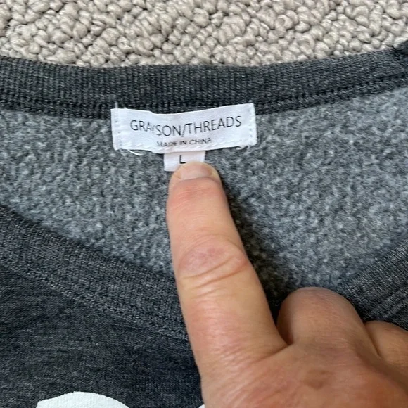 Grayson grey cozy sweatshirt - Picture 5 of 6
